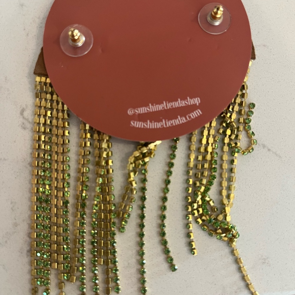 Lime warren earrings